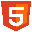 Ícone da linguagem HTML5