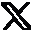 Ícone do Twitter/X
